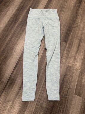 Ivivva by Lululemon Light Blue/Mint Green Girls Leggings - Size 14